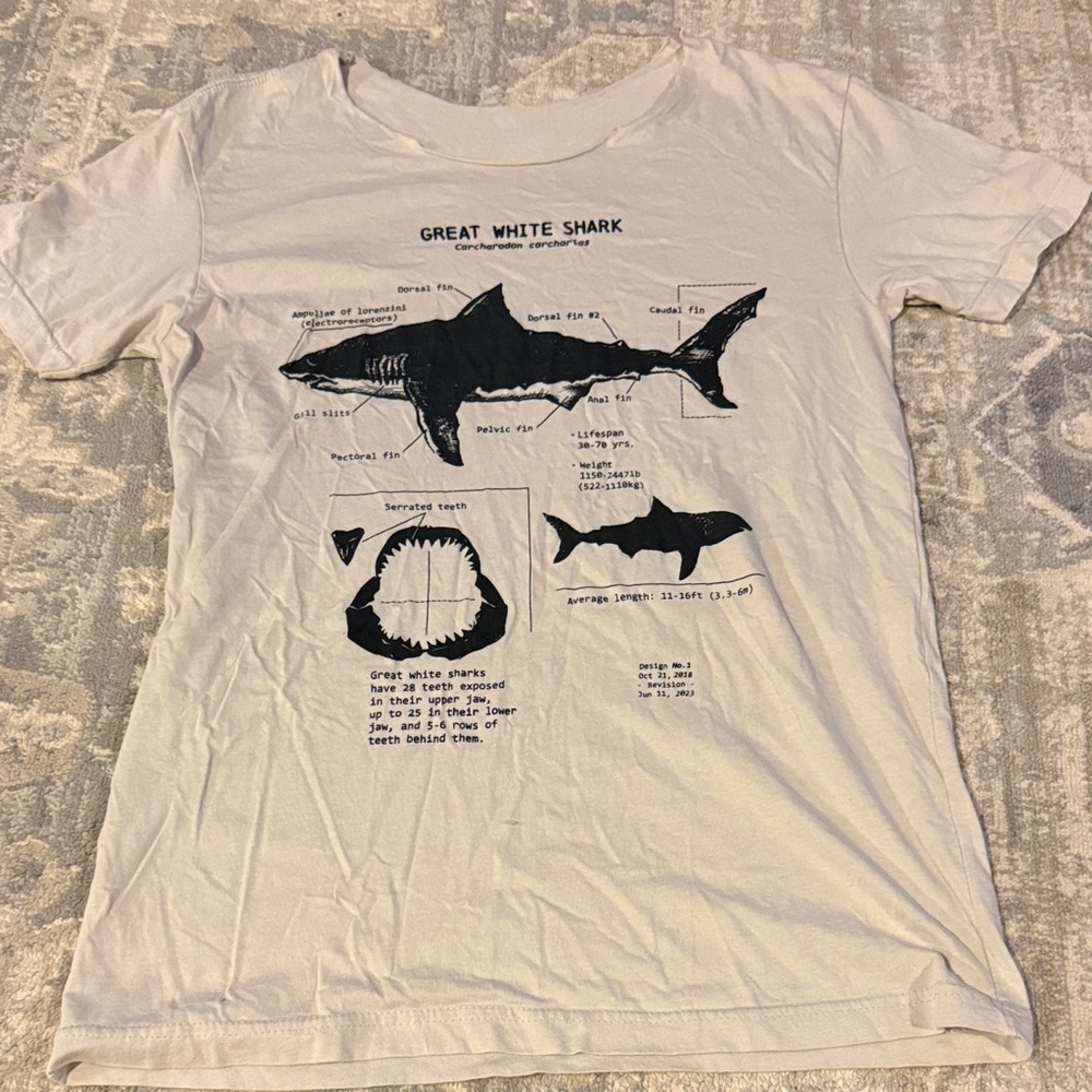 BUNDLE SALE Great White Shark Graphic T-Shirt